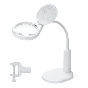 Lupa De Escritorio Portátil 8 Led 2,3x 6x Recargable Fanton